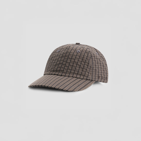 Checked 5 Panel Cap - Hot Fudge