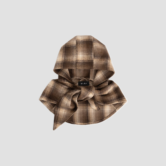 Checked Hooded Scarf - Check