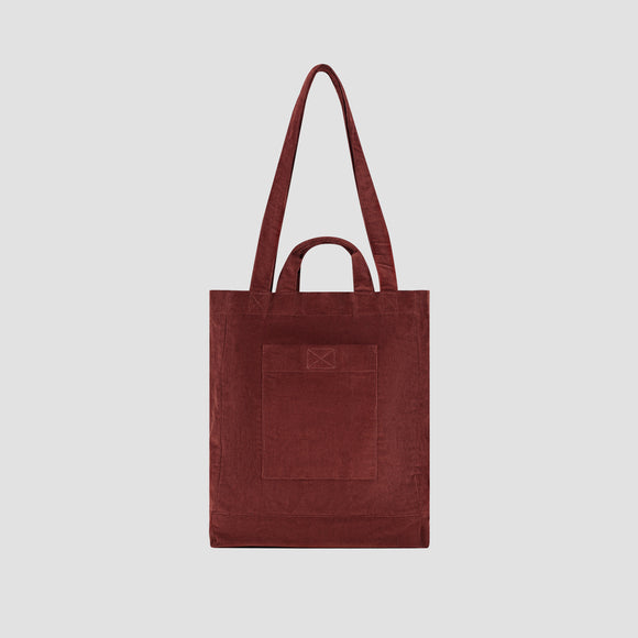 Corduroy Tote Bag - Rum Raisin
