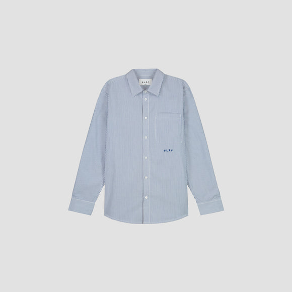 Stripe Oxford Shirt - Blue/White