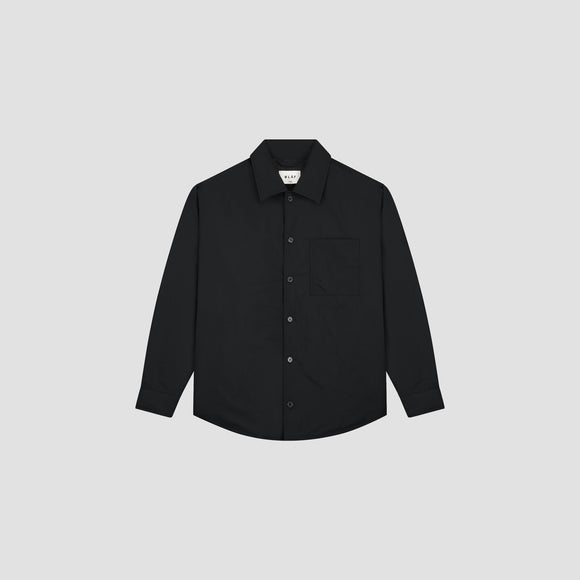 Pinstripe Workwear Jacket - Black/White