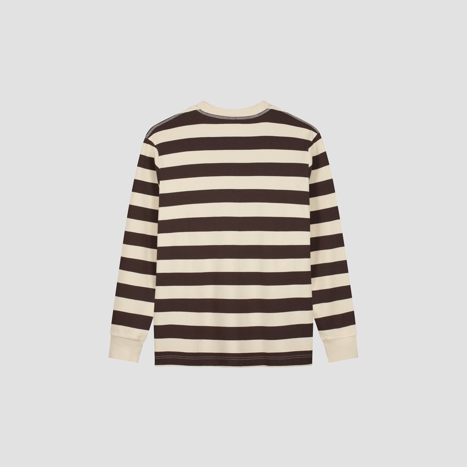 Striped Rib Crewneck