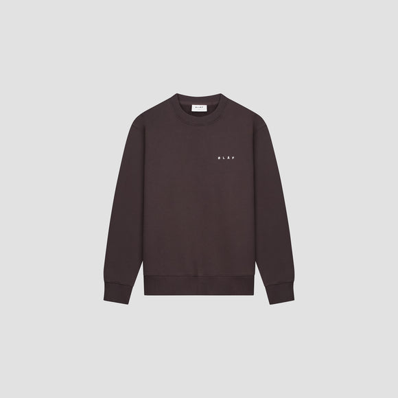 Crafted Face Crewneck - Charcoal