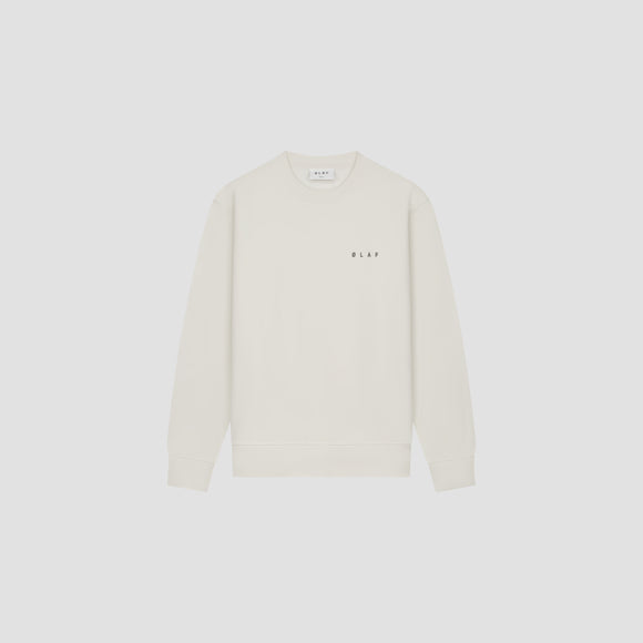 Crafted Face Crewneck - Off-White