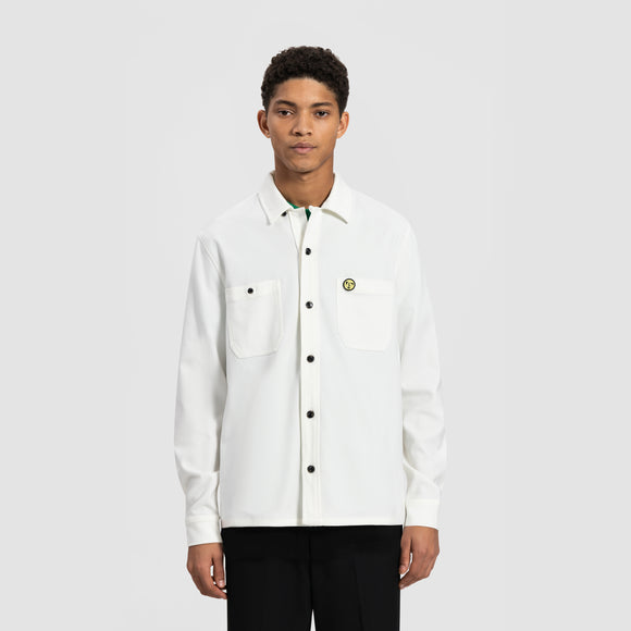 Classic Flannel Shirt - White