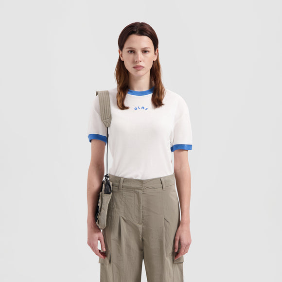 WMN Ringer Tee - White