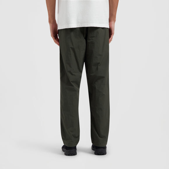 Nylon Track Pants - Pewter Green