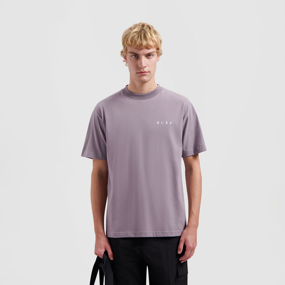Pixelated Face Tee - Stone Grey