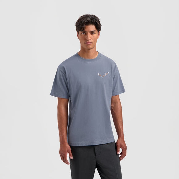 Arrows Tee - Dusty Blue