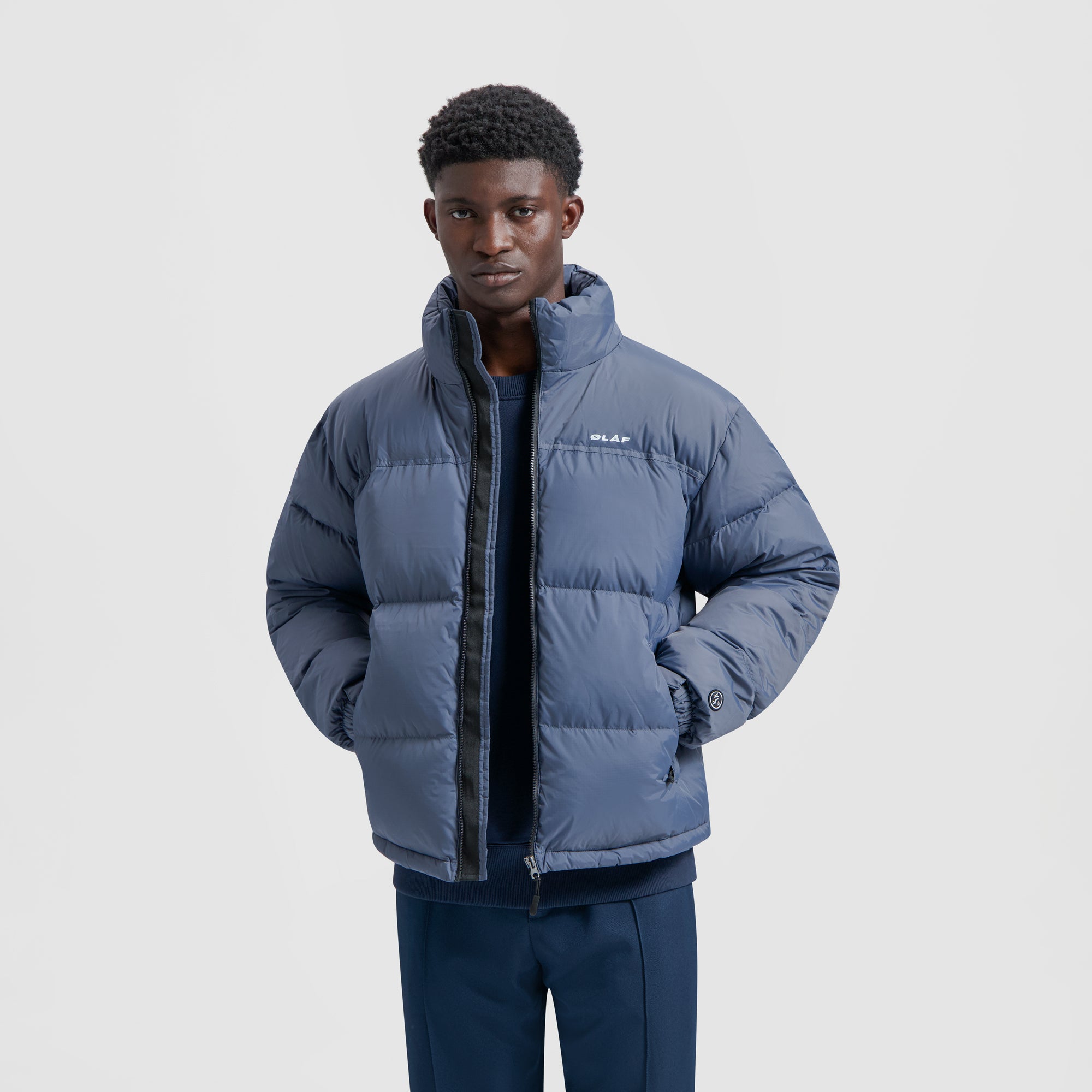 Puffer Jacket Blue Slate