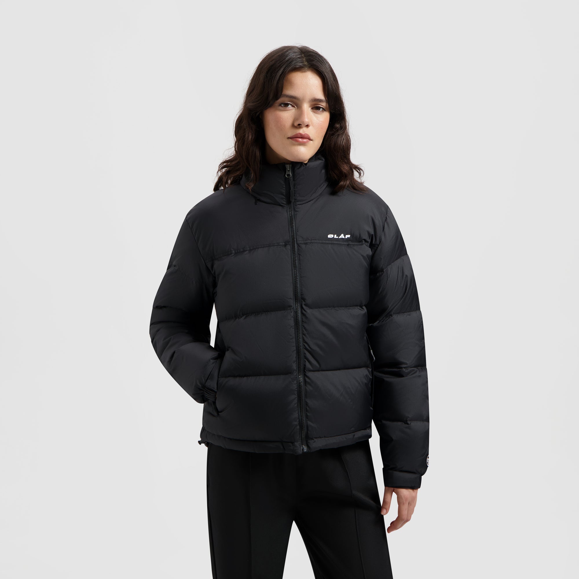 WMN Puffer Jacket Black1