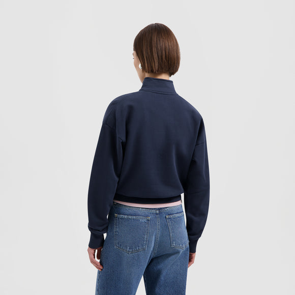 Retro Logo Half Zip Sweat