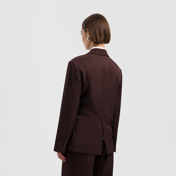 Tie Detail Tailored Blazer