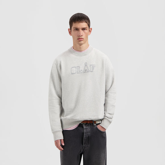 Stitched Varsity Crewneck