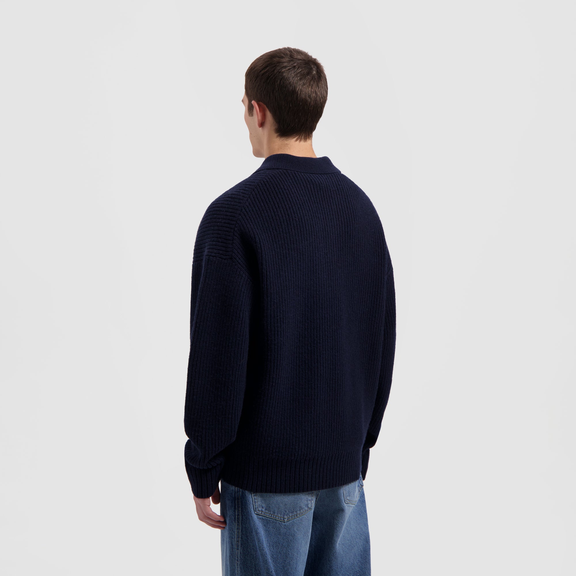 Knitted Oversized Polo
