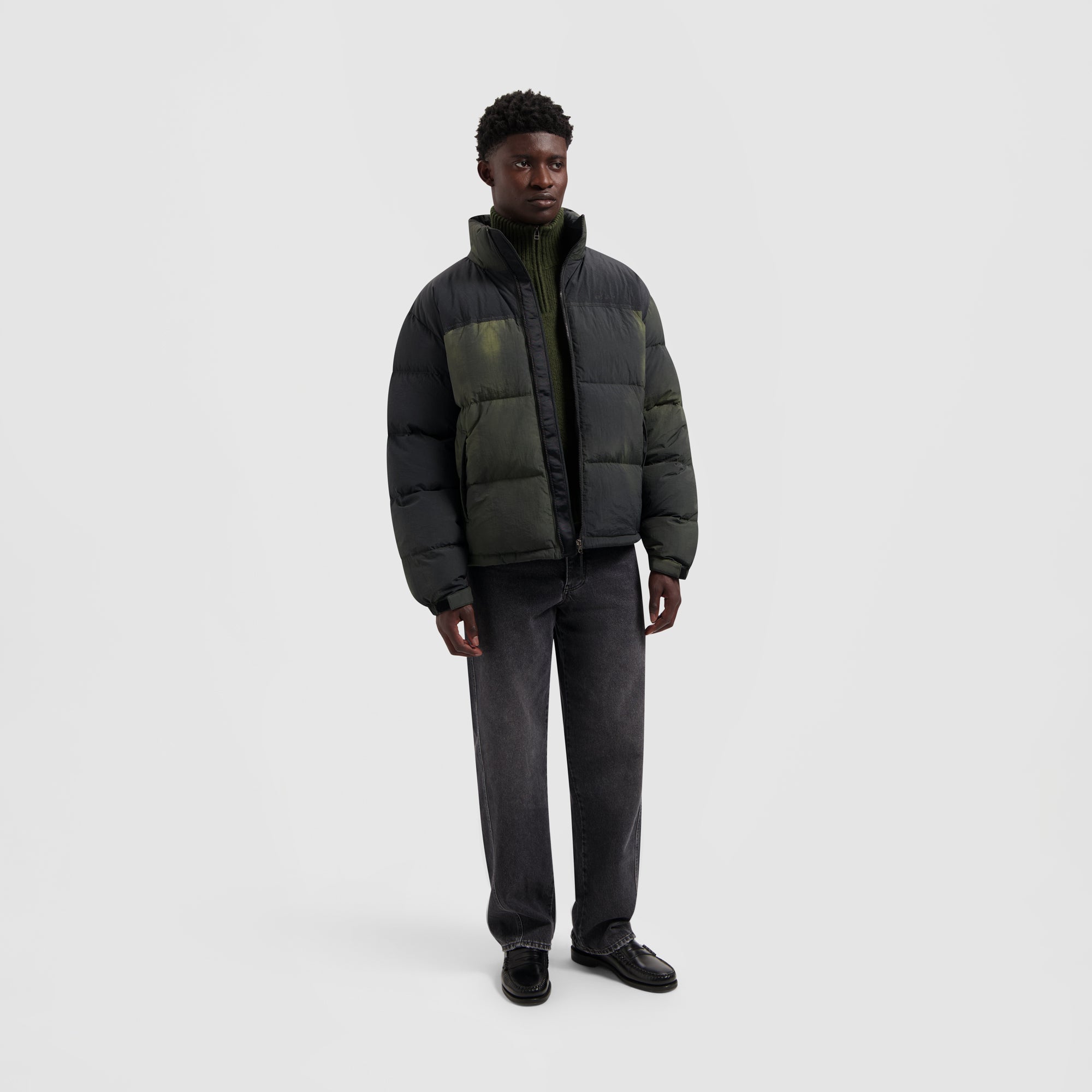 2-tone Puffer Jacket
