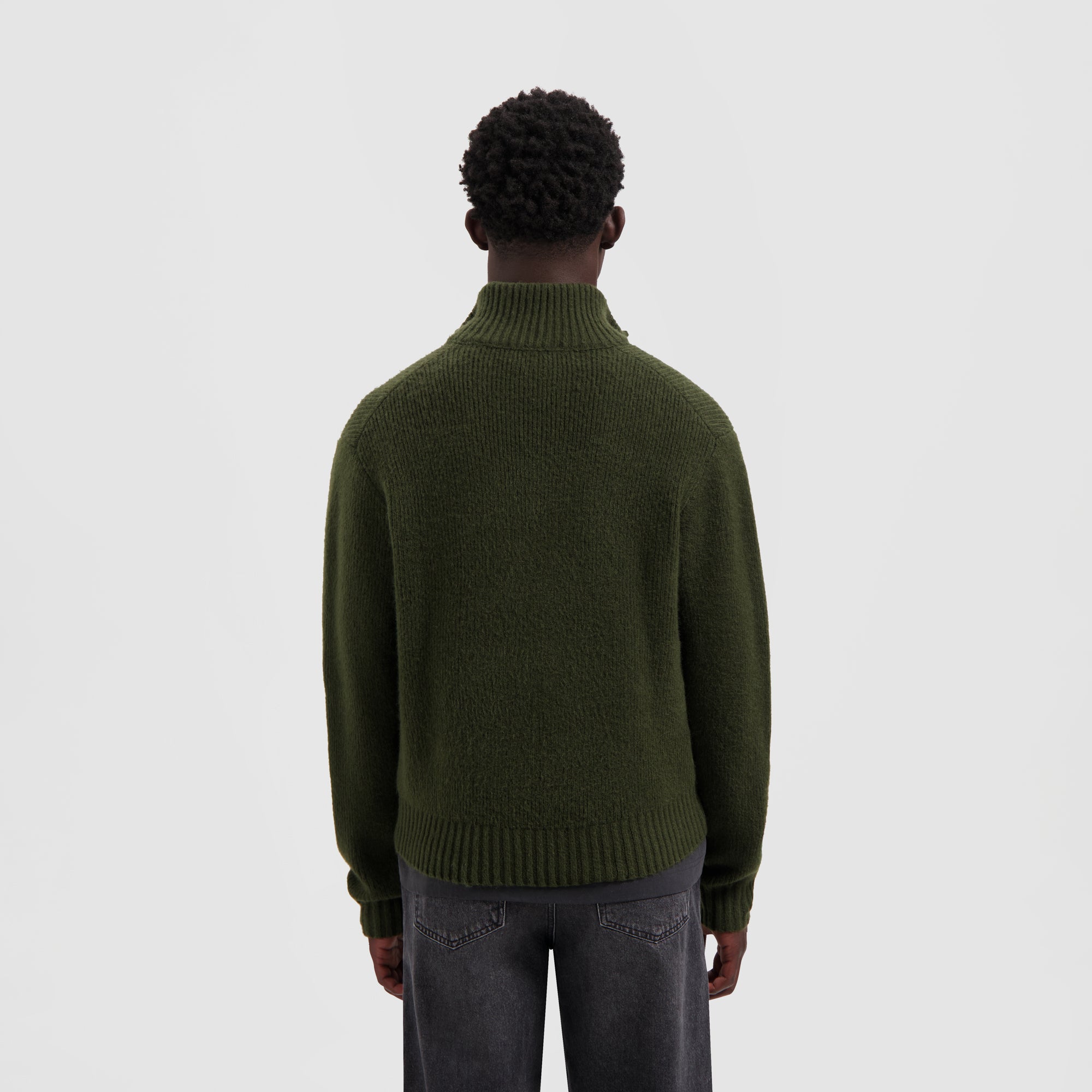 Signature Knitted Zip Mock