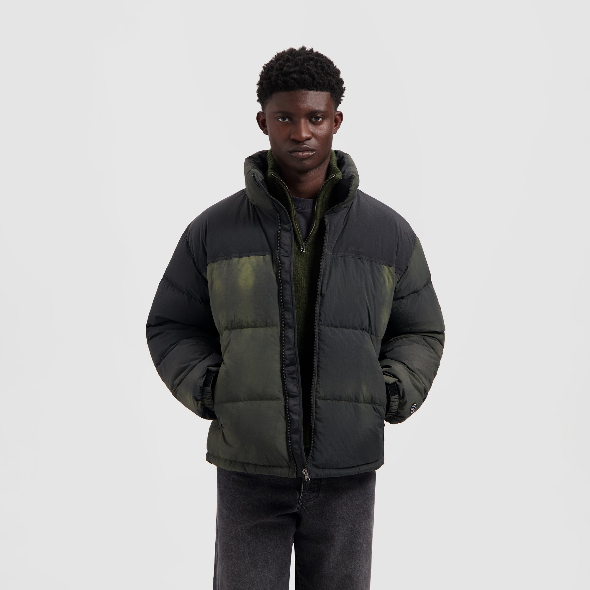 2-tone Puffer Jacket