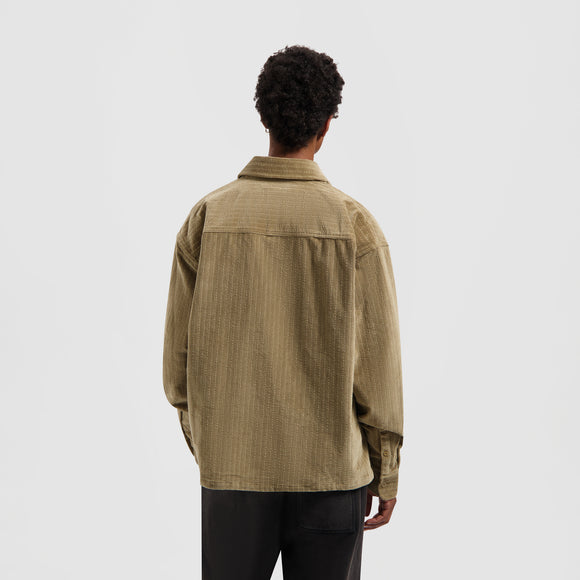 Corduroy Boxy Shirt - Foxtrot