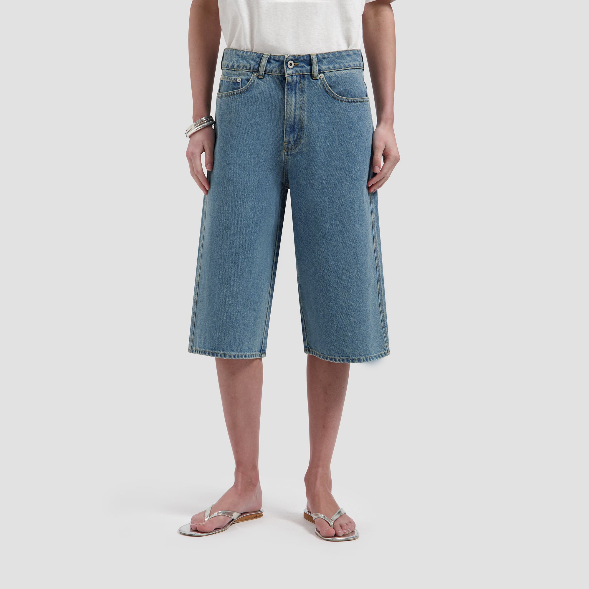 DENIM SHORTS | WASHED INDIGO – OLAF