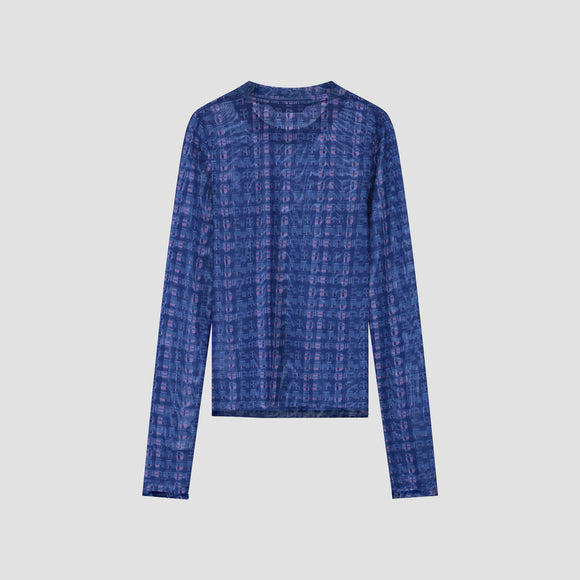 WMN Window Check Top - Blue