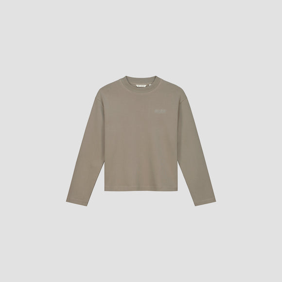 Interlock Logo LS Tee - Cedar Brown