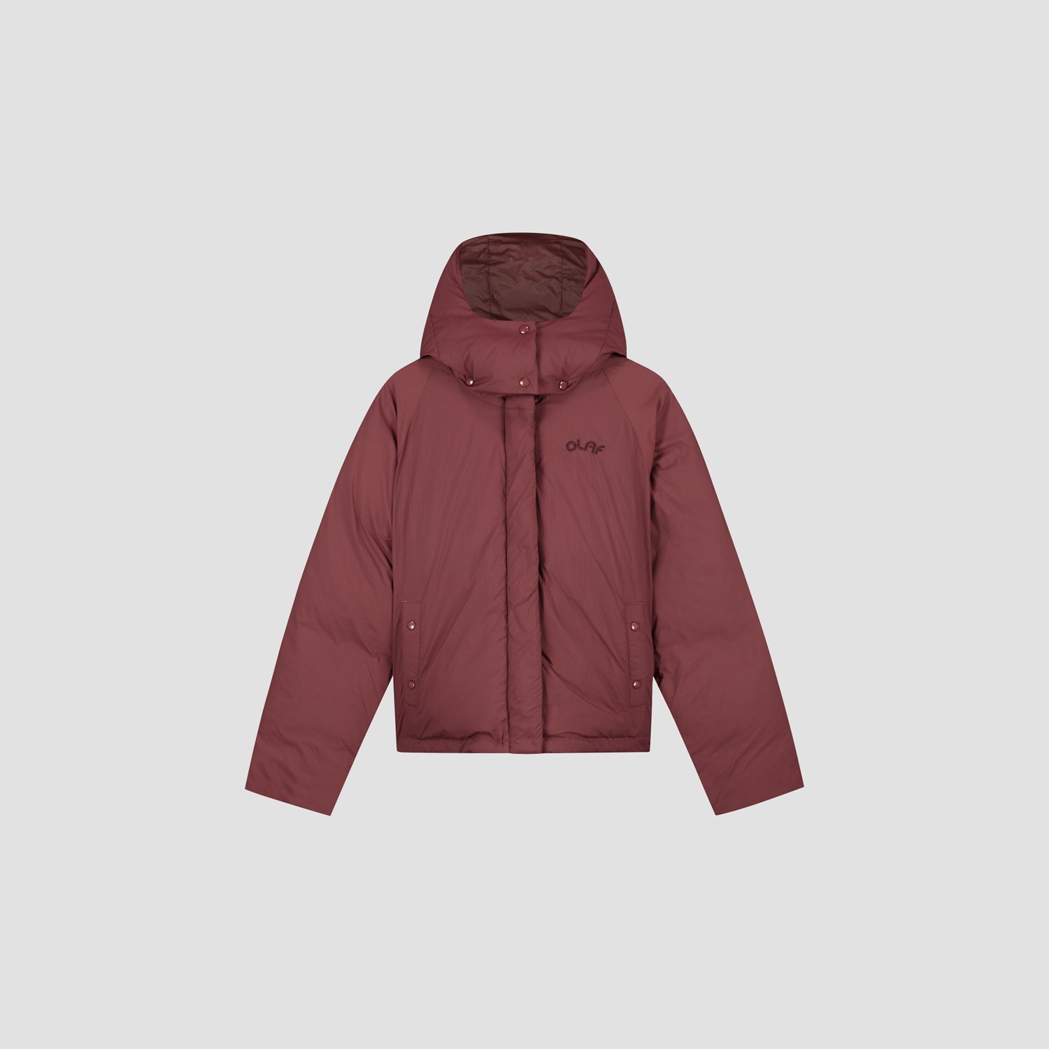 Hooded Puffer Jacket - Rum Raisin