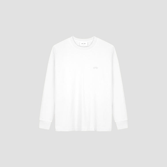 Signature LS Tee - Optical White