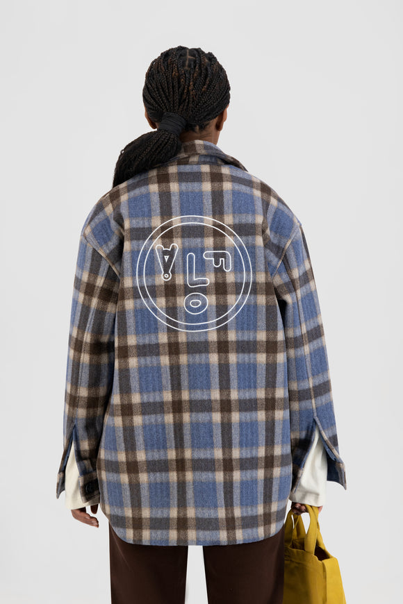 WMN Plaid Shacket - Multi