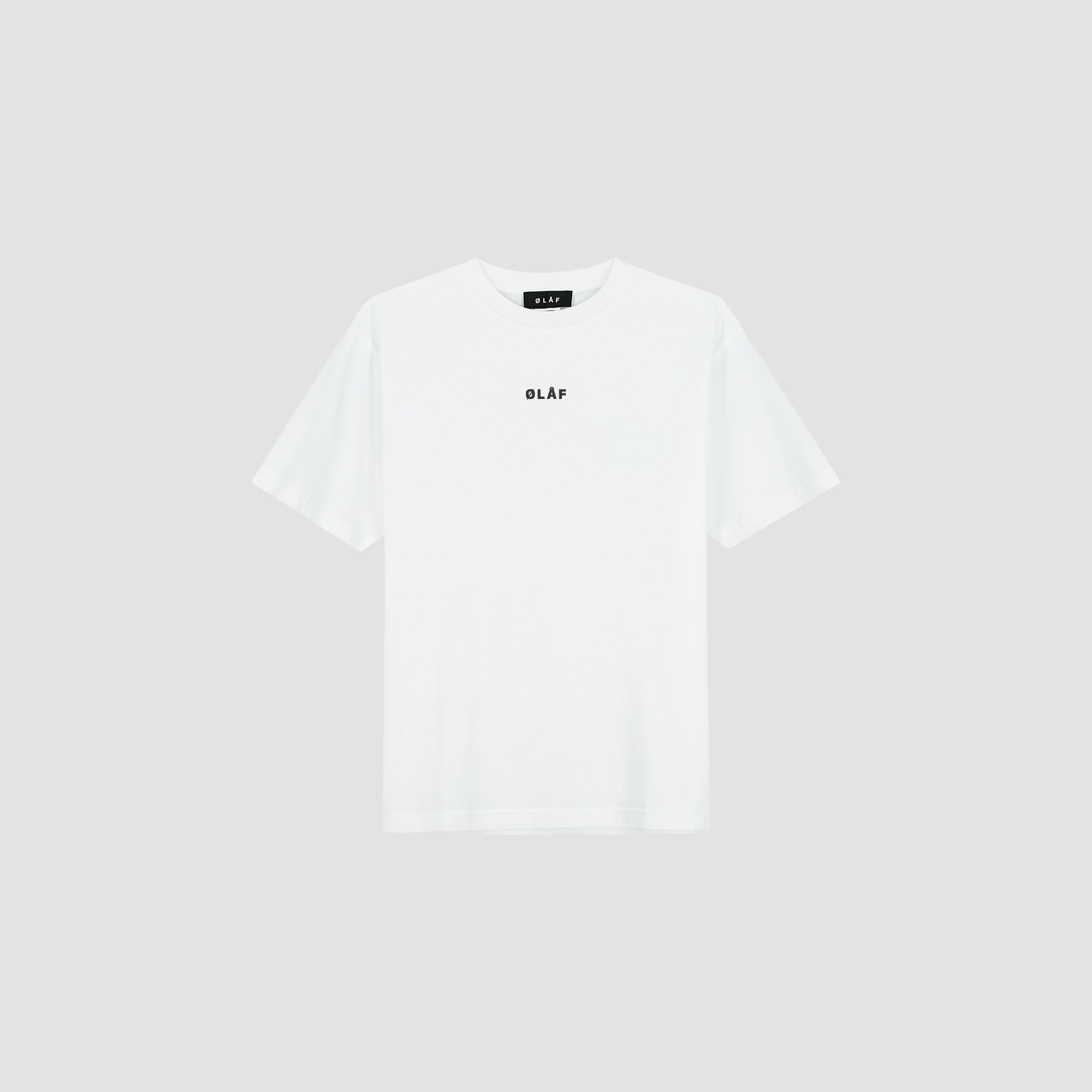 Block Tee - White
