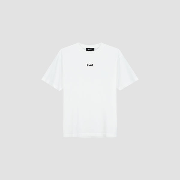 Block Tee - White