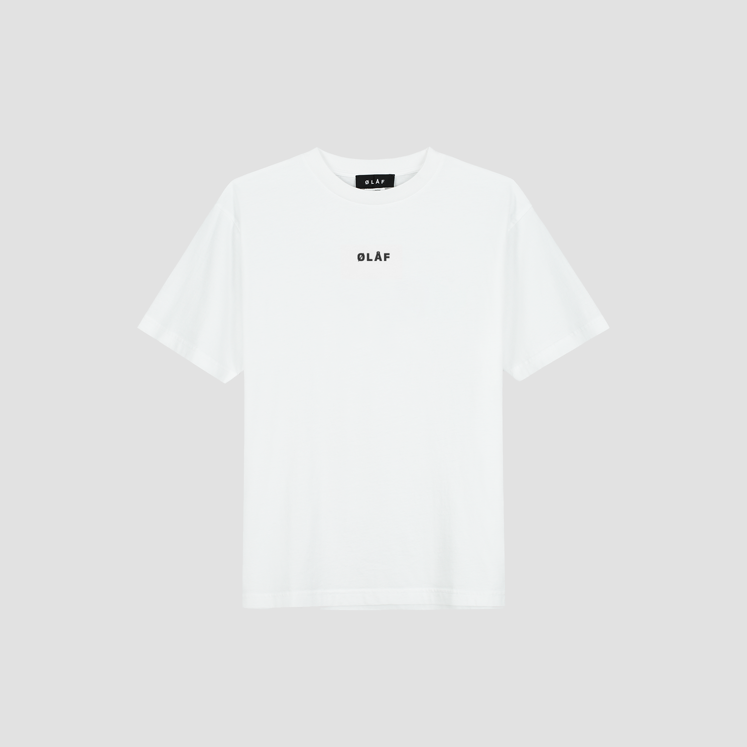 Block Tee - White