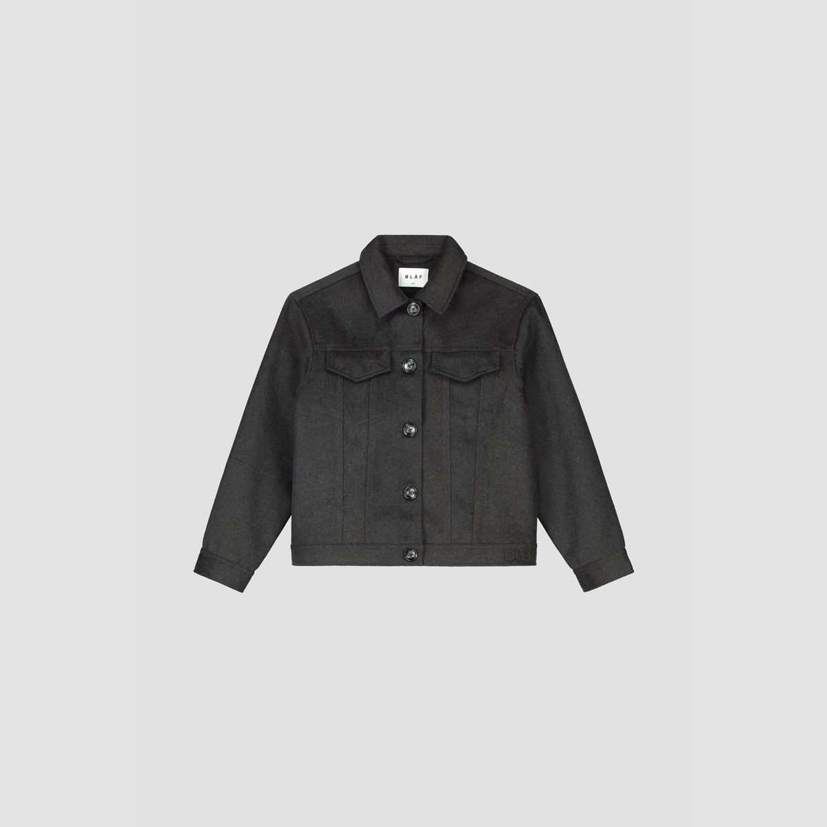 OLAF WMN TRUCKER JACKET | DARK GREY