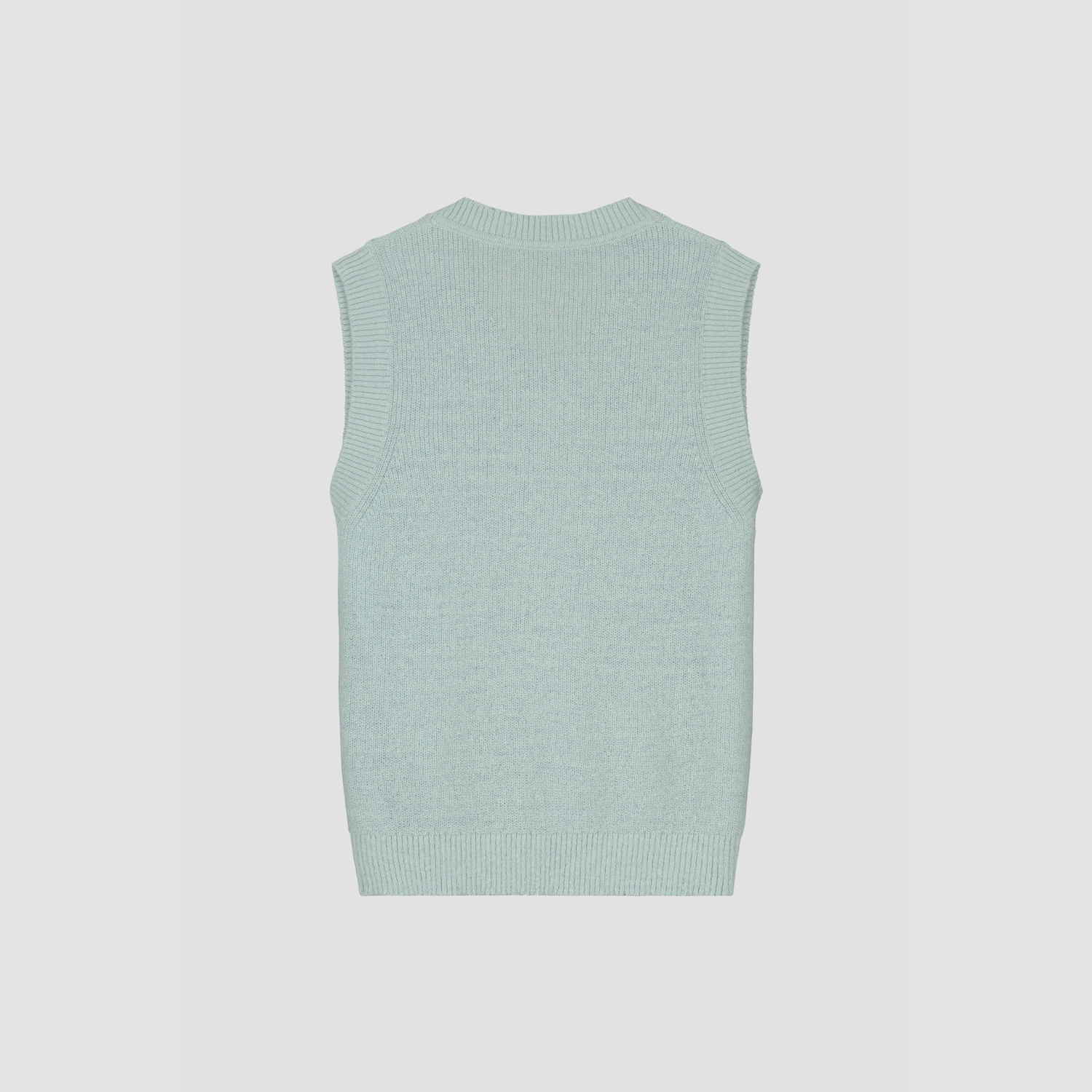 WMN Mohair Knitted Vest - Soft Blue