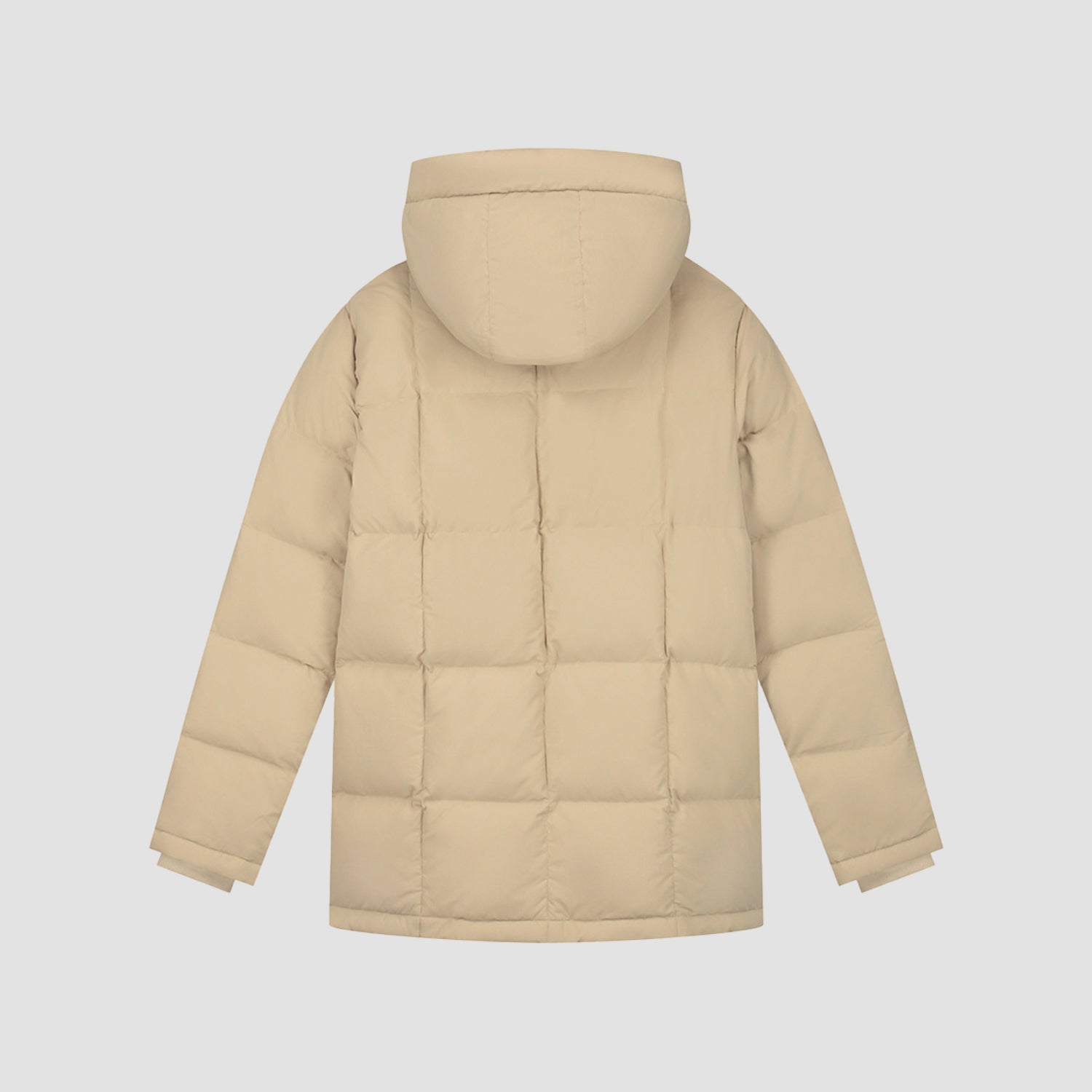 Midlong Puffer Jacket - Beige