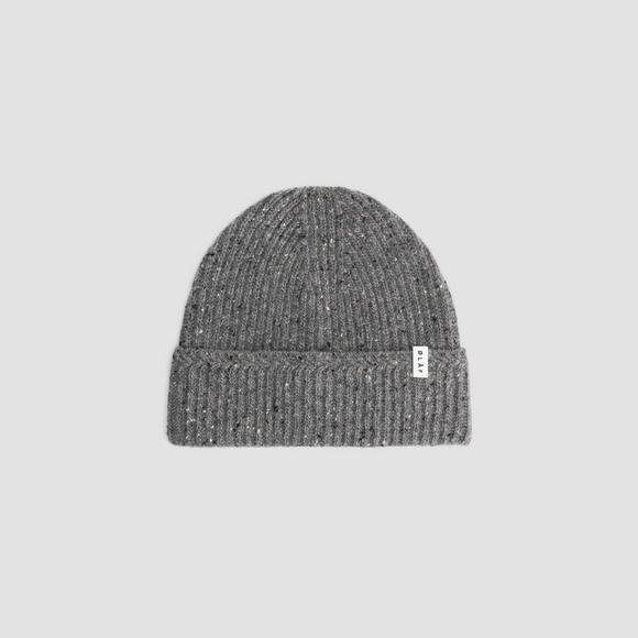 Wool Beanie - Heather Grey