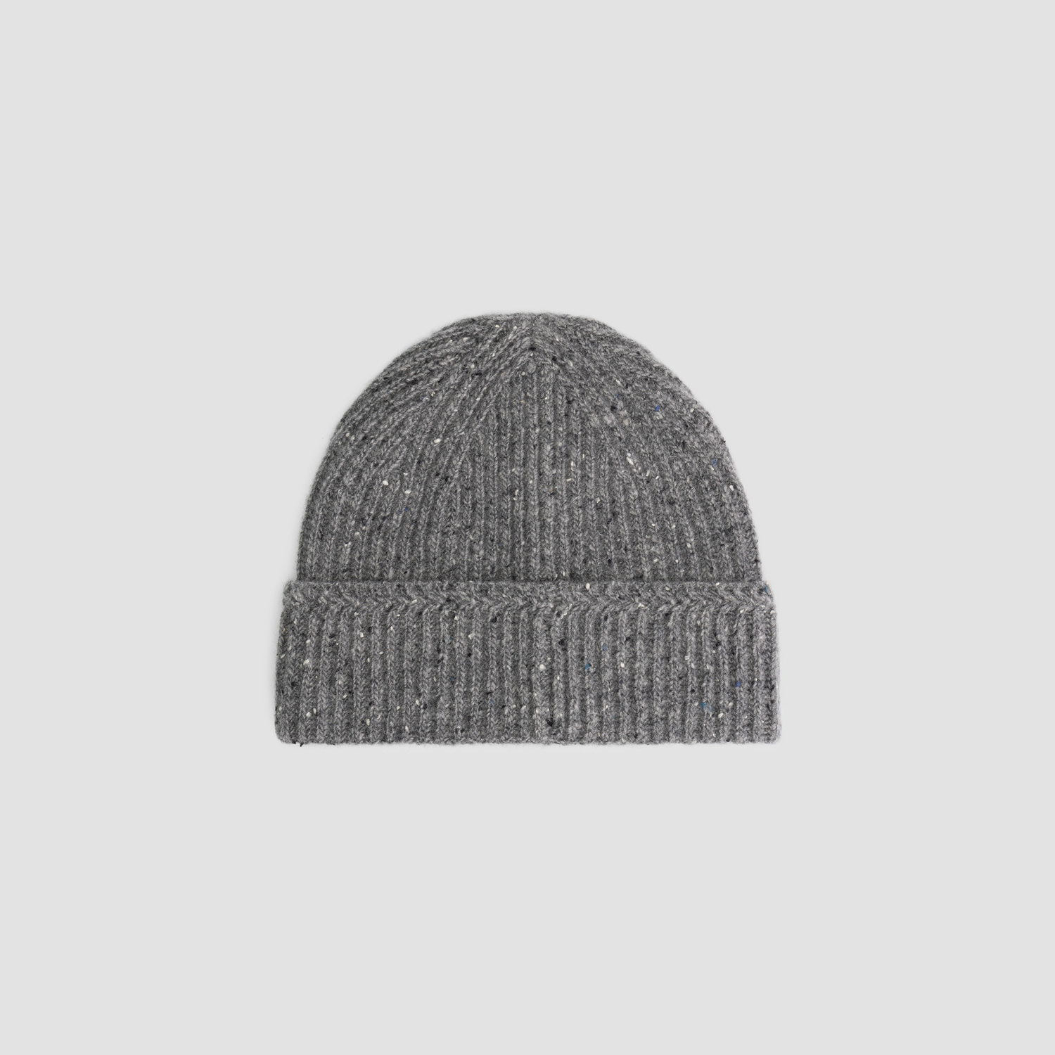 Wool Beanie - Heather Grey