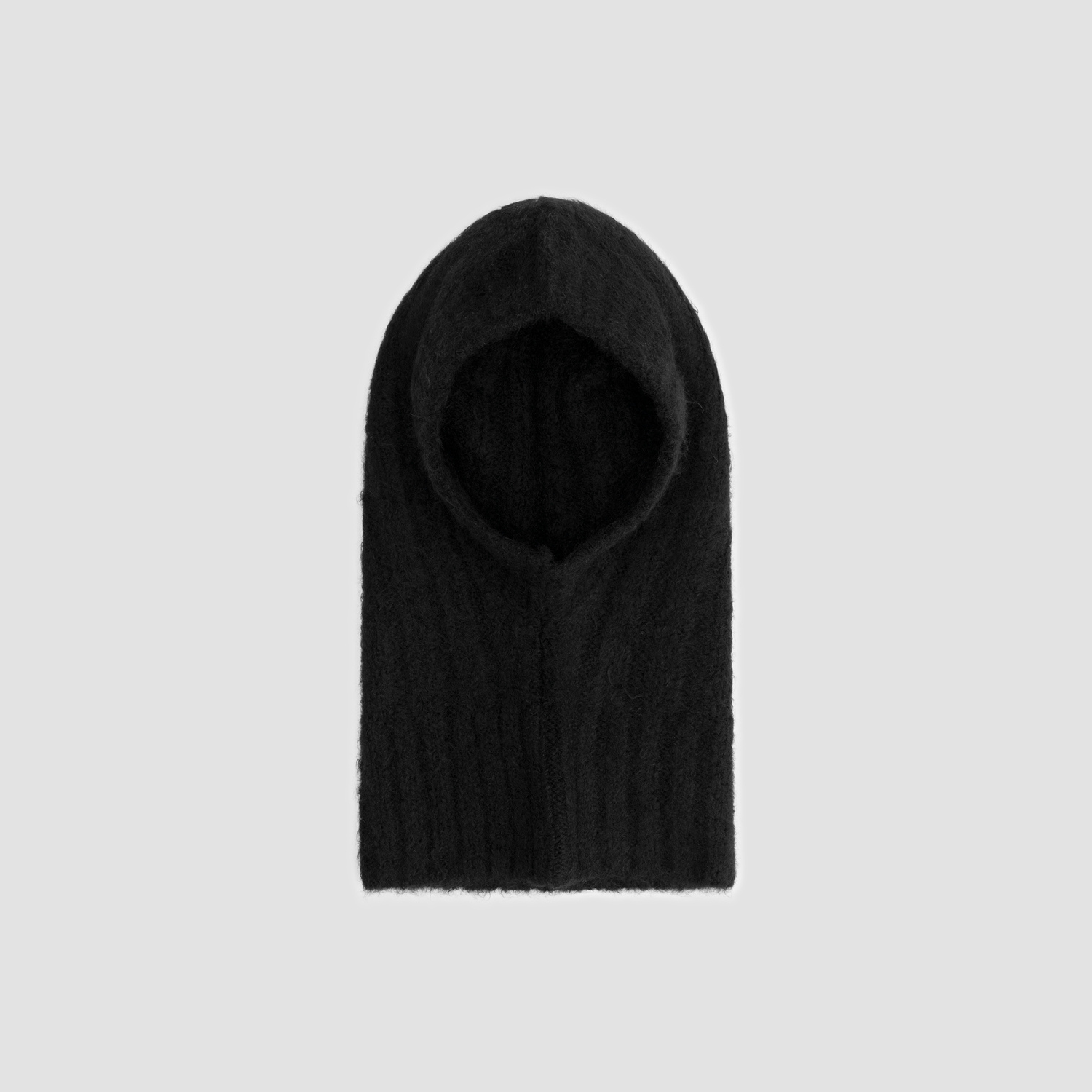 Rib Balaclava - Black