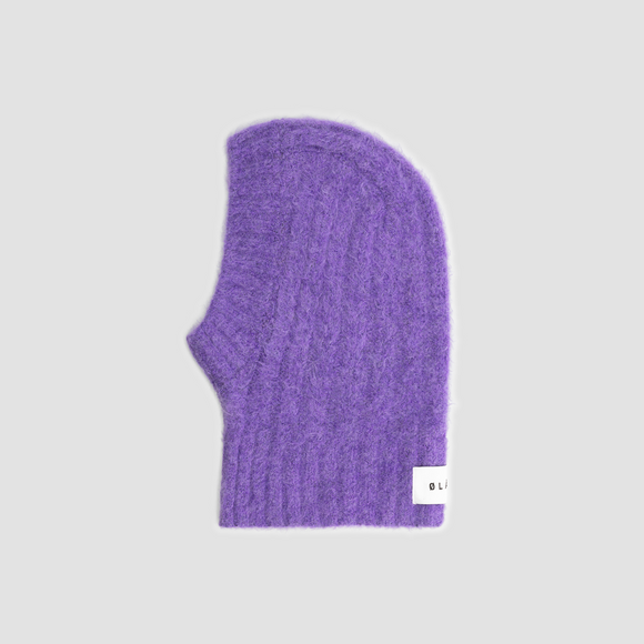 Rib Balaclava - Purple