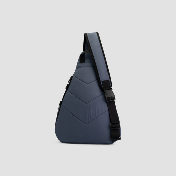 Puffer Sling Bag - Blue Slate