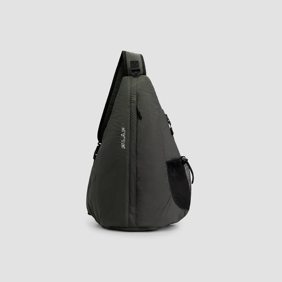 Puffer Sling Bag - Olive Green
