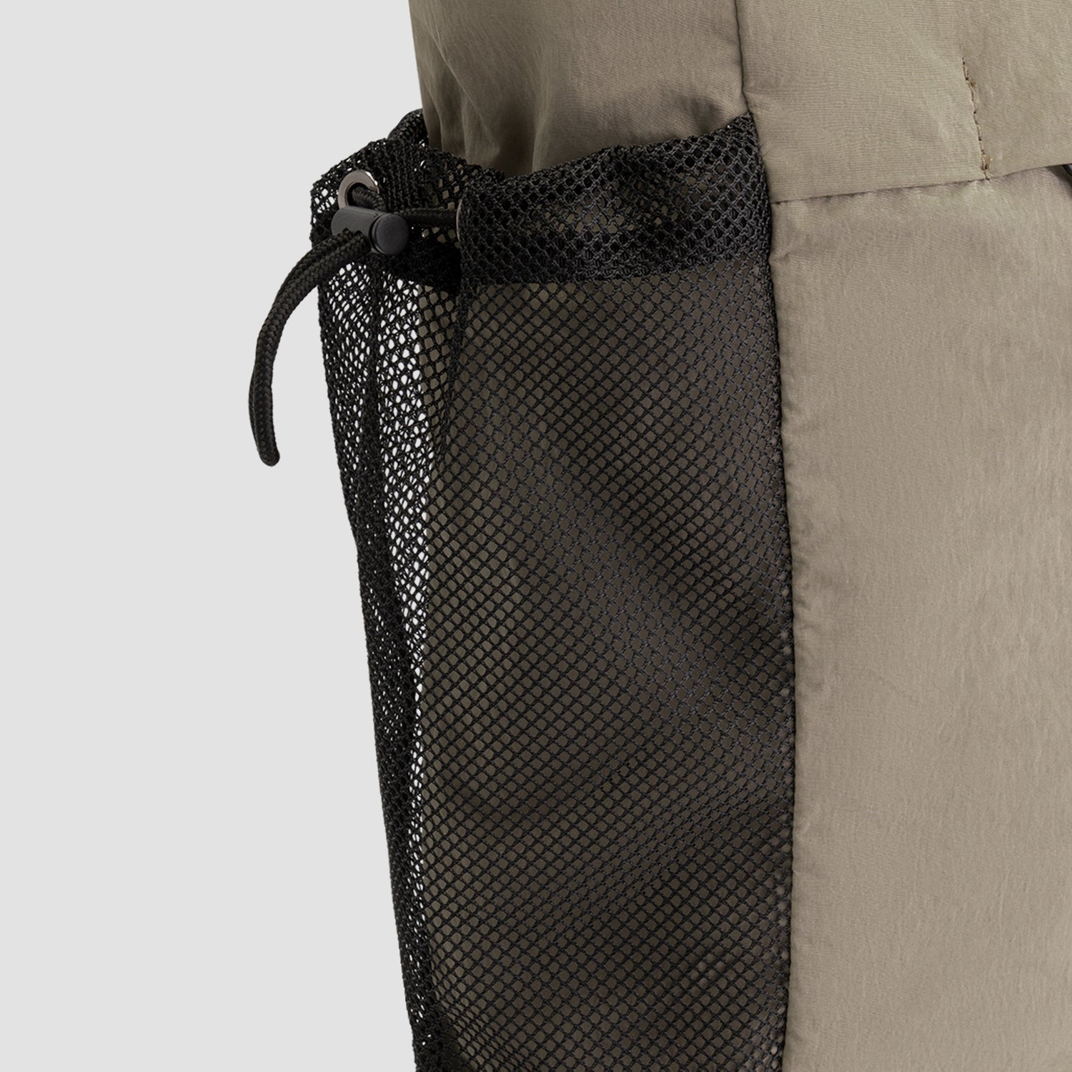 Nylon Two-Way Tote - Grey
