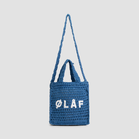 Mini Crochet Tote - Marine