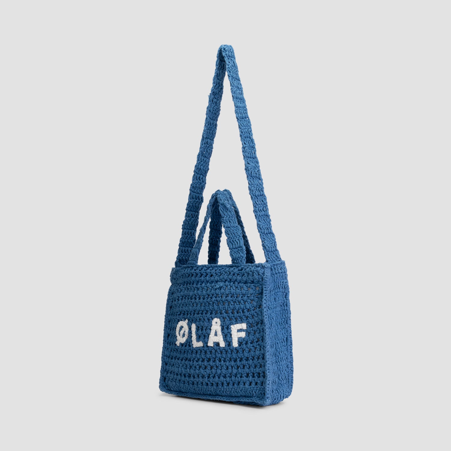 Mini Crochet Tote - Marine