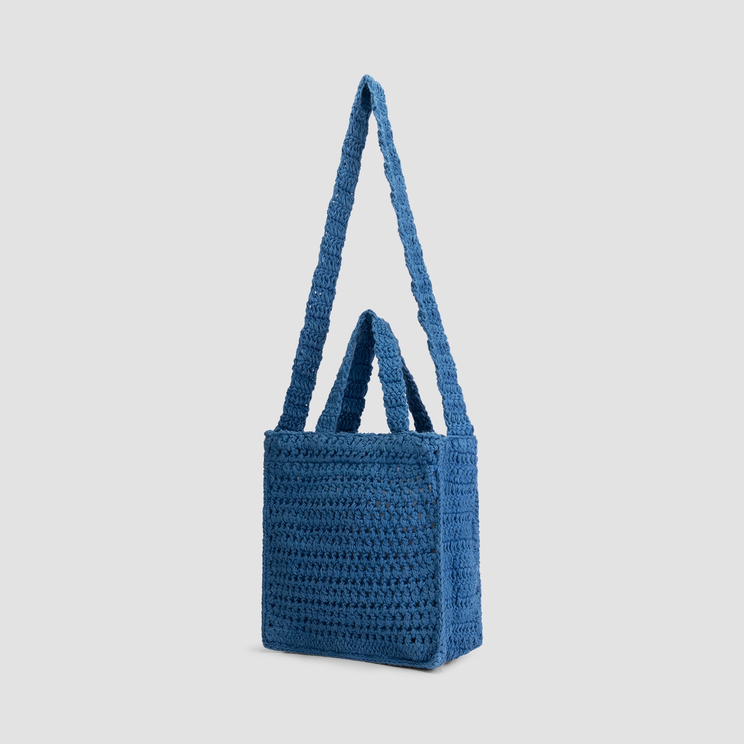 Mini Crochet Tote - Marine