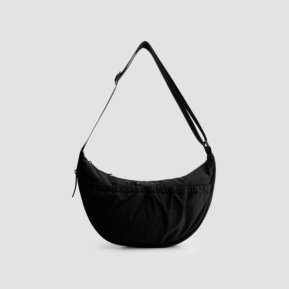 Nylon Crossbody Bag - Black