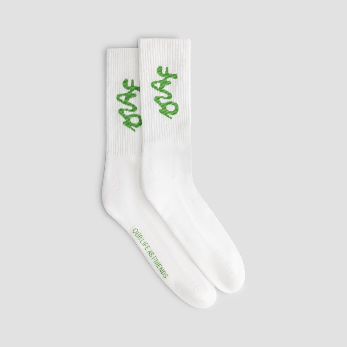 SIGNATURE LOGO SOCKS | OPTICAL WHITE