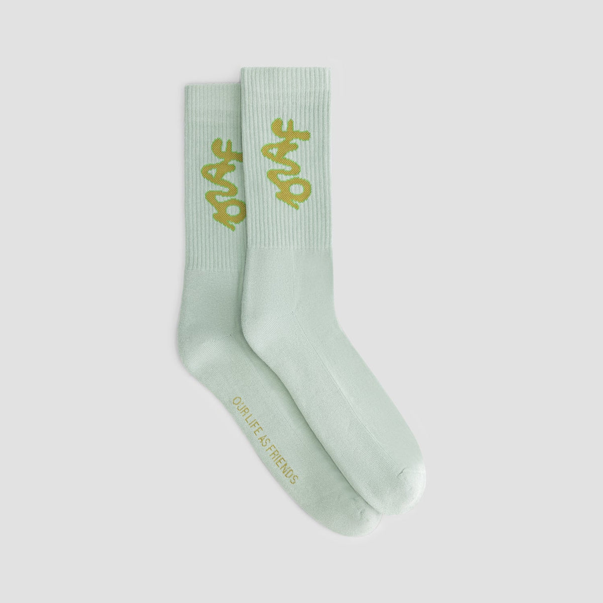 SIGNATURE LOGO SOCKS | PALE GREEN