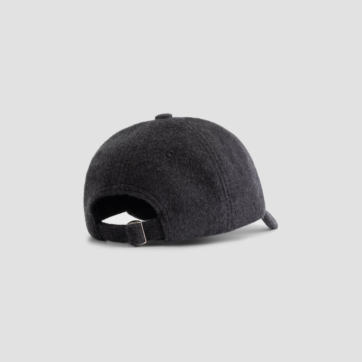 SIGNATURE LOGO WOOL CAP | CHARCOAL MELANGE