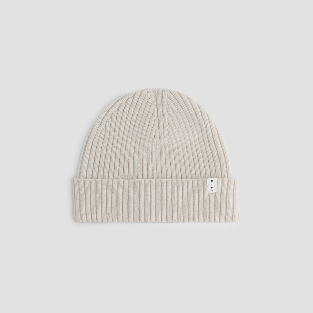 WOOL BEANIE | CEMENT